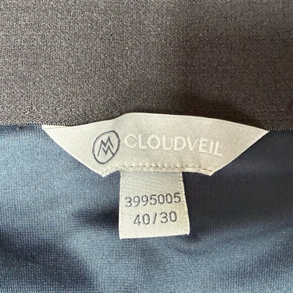 Cloudveil Performance Pants Mens 40x25.5 Performance Straight Stretch Navy - Picture 5 of 6